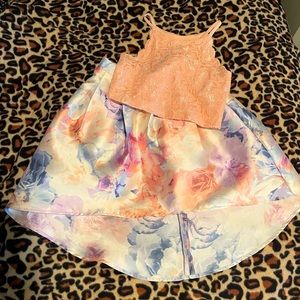 Two piece formal dress